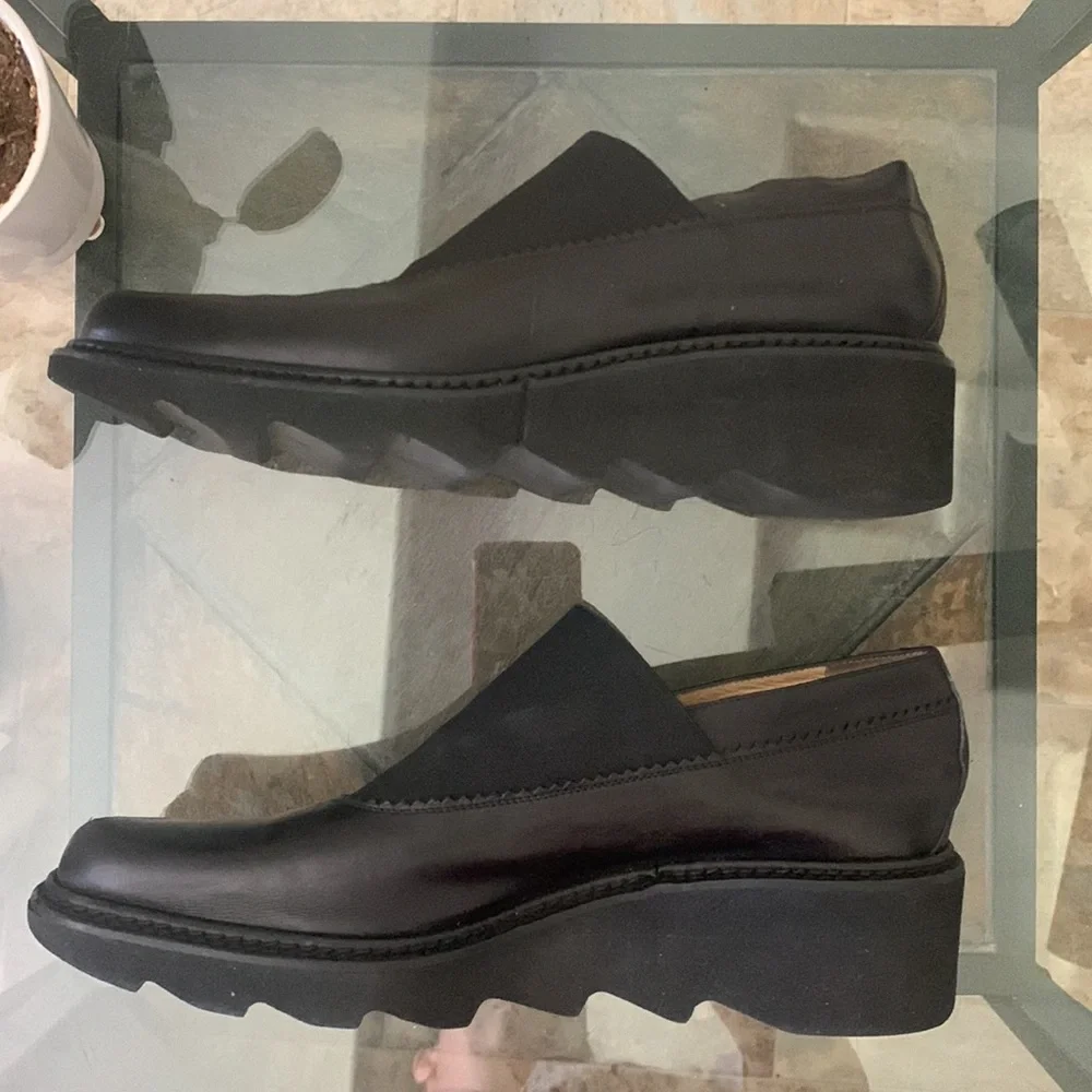 WALTER STEIGER Leather Platform Shoes